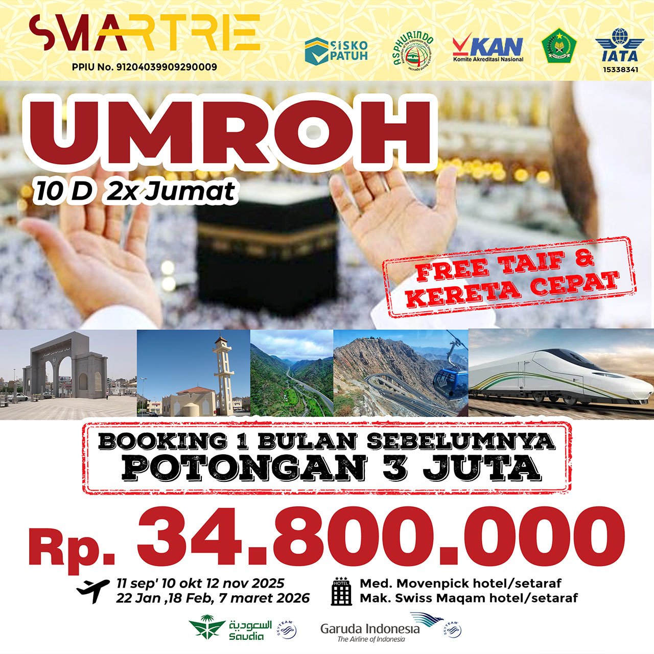 Umroh 10D 2x Jumat
